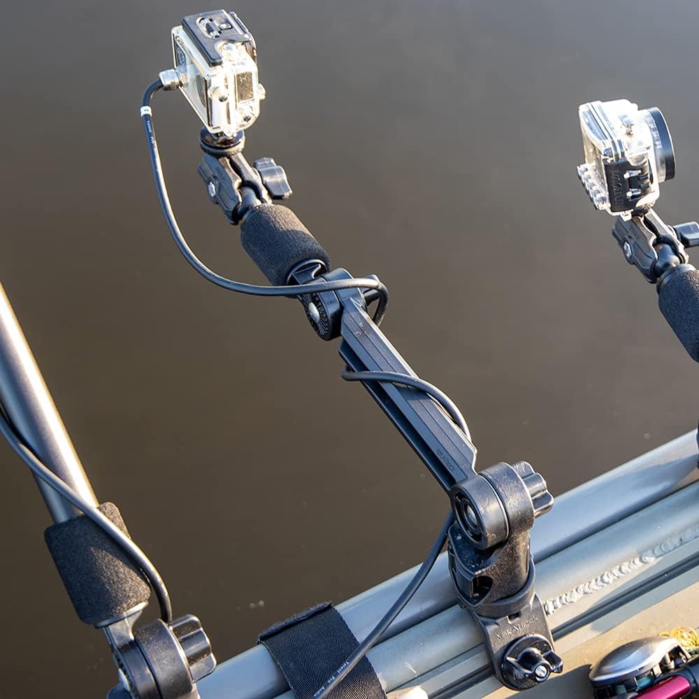 YakAttack 8" Extension Arm for LockNLoad Accessories - Includes Hardware | Rod Holder & Fish Finder Riser | Track Mount Compatible | Made in USA