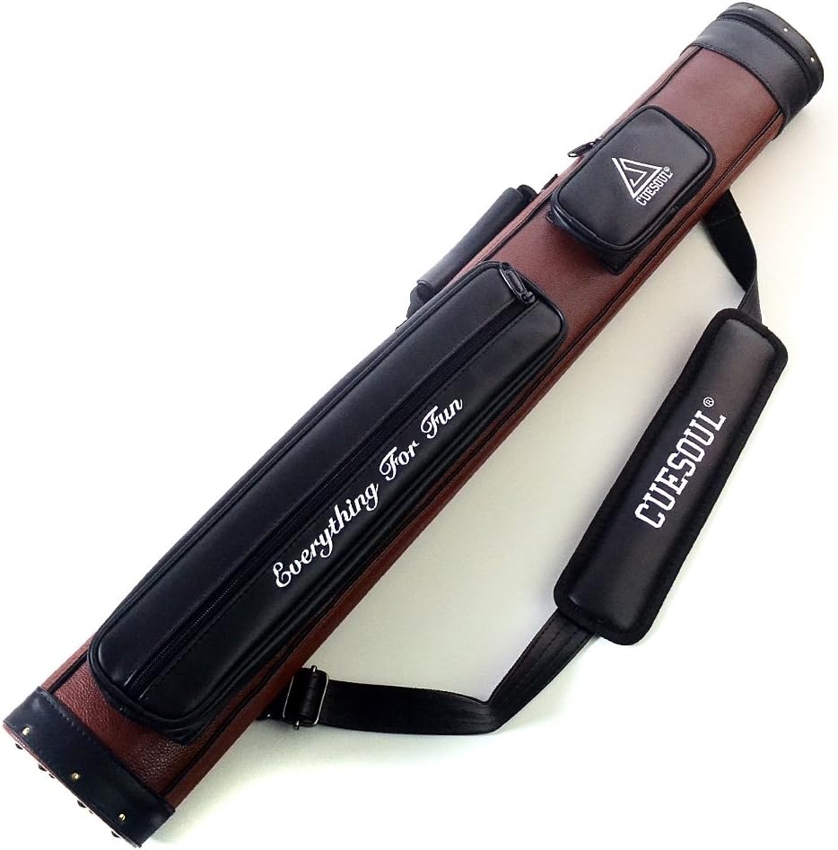 CUESOUL 19oz Pool Cue Sticks with Hard Pool Cue Case