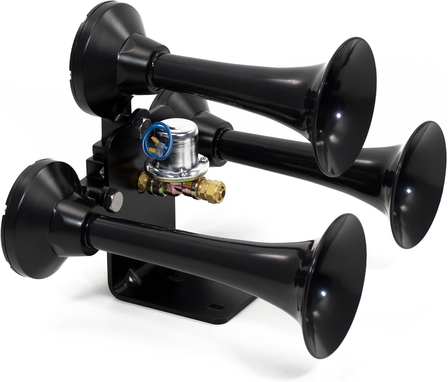 Hornblasters Bandit 228H 2-Gallon All-In-One Air Horn Kit - 3 Trumpets - Easy Install