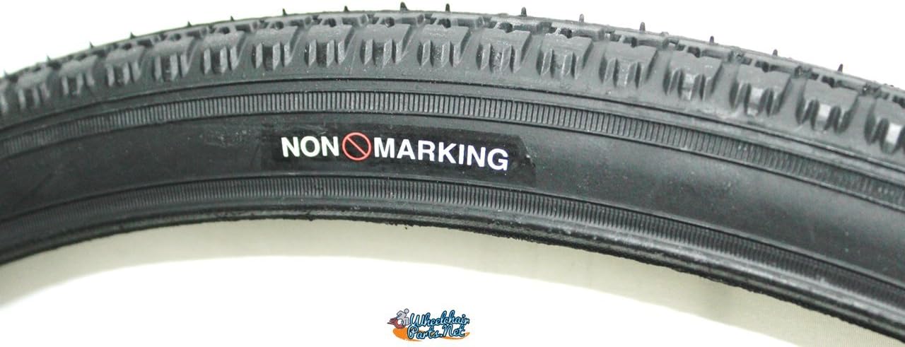 24 X 1 3/8" (37-540m) Pneumatic TIRE, Black Non-Marking. Price is for a Set of 2 Tires