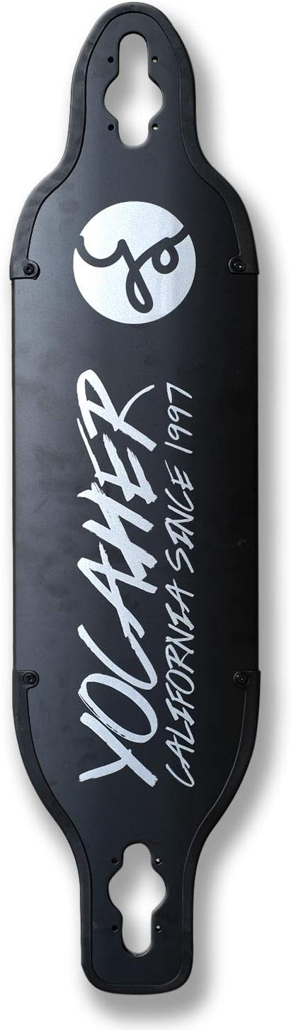 Aluminum Gold or Black Skateboards Longboard Drop Through Deck ONLY or Complete Long Board, for Boys, Girls, Kids, Teens and Adults and for Beginners to Professionals