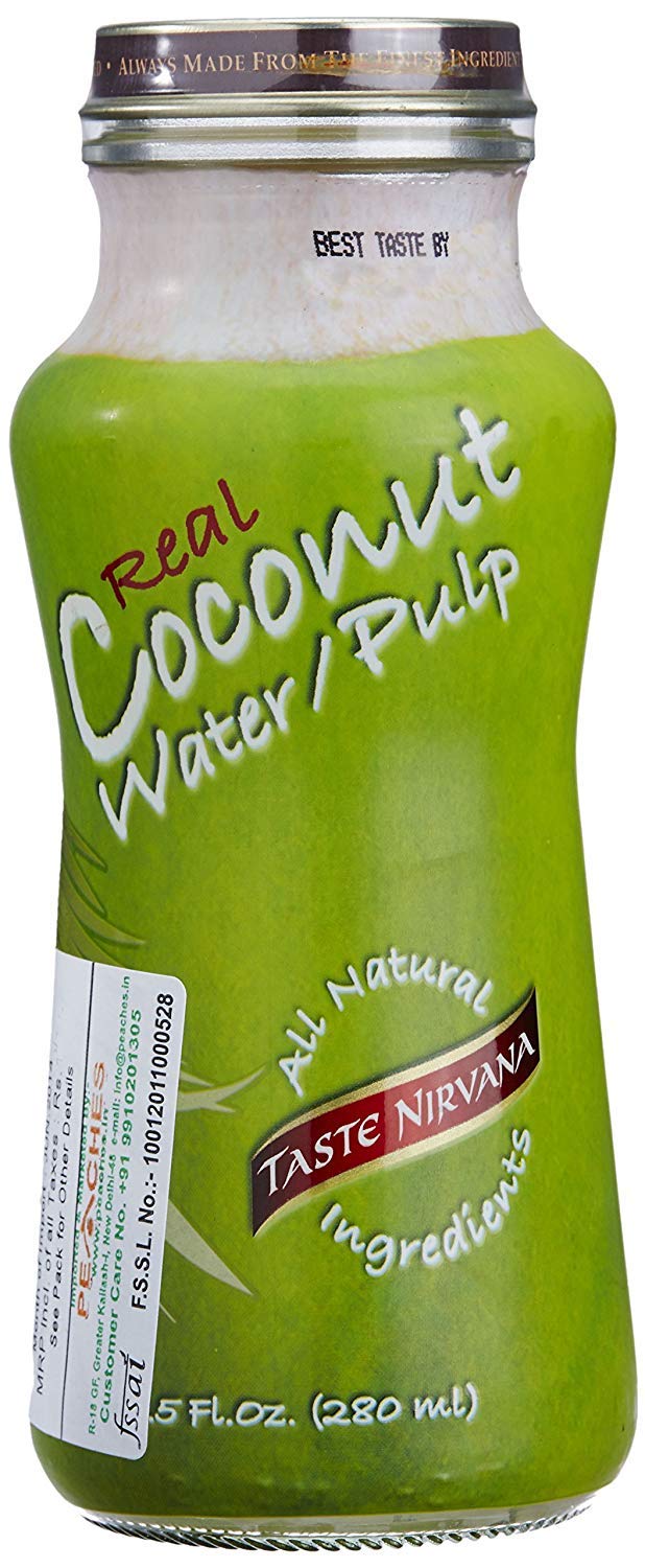 Taste Nirvana, Coconut Wtr Pulp Natural, 9.5 FO (Pack of 12) ( Value Bulk Multi-pack)60