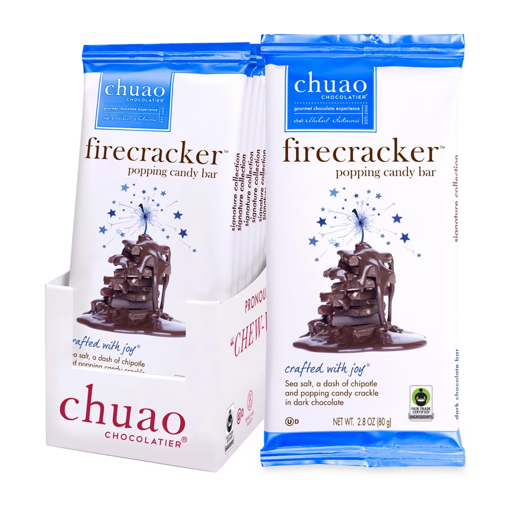 Chuao Chocolatier Ravishing Rocky Road Milk Chocolate Bars | Gourmet Almond Vegan Marshmallows Artisan No Preservatives | 10 Pack (2.8 oz each)