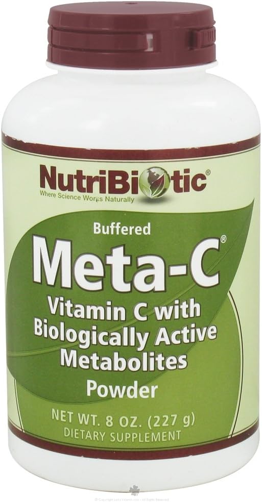 NutriBiotic - Lemon Electro-C, Vitamin C & Electrolyte Powder, 16 OZ | 850 Mg Vitamin C Per Serving | Effervescent Electrolyte Recharge | Buffered & Highly Soluble | Free of Calories, Gluten & Non-GMO