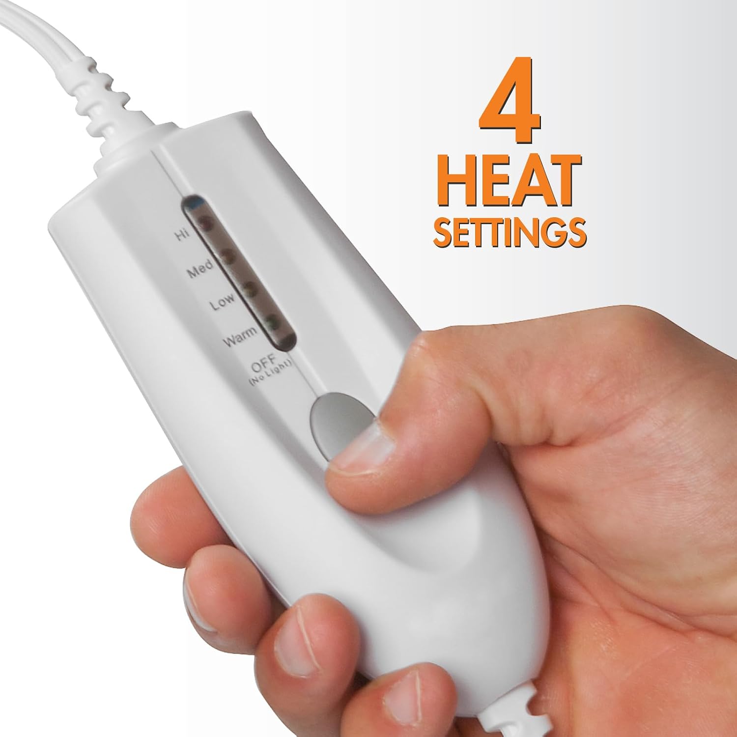 Deluxe Heating Pad Moist/Dry Heat Therapy | Moist & Dry Heat Therapy for Sore Muscles, 4 Heat Settings, Sponge Included, Machine-Washable Cover