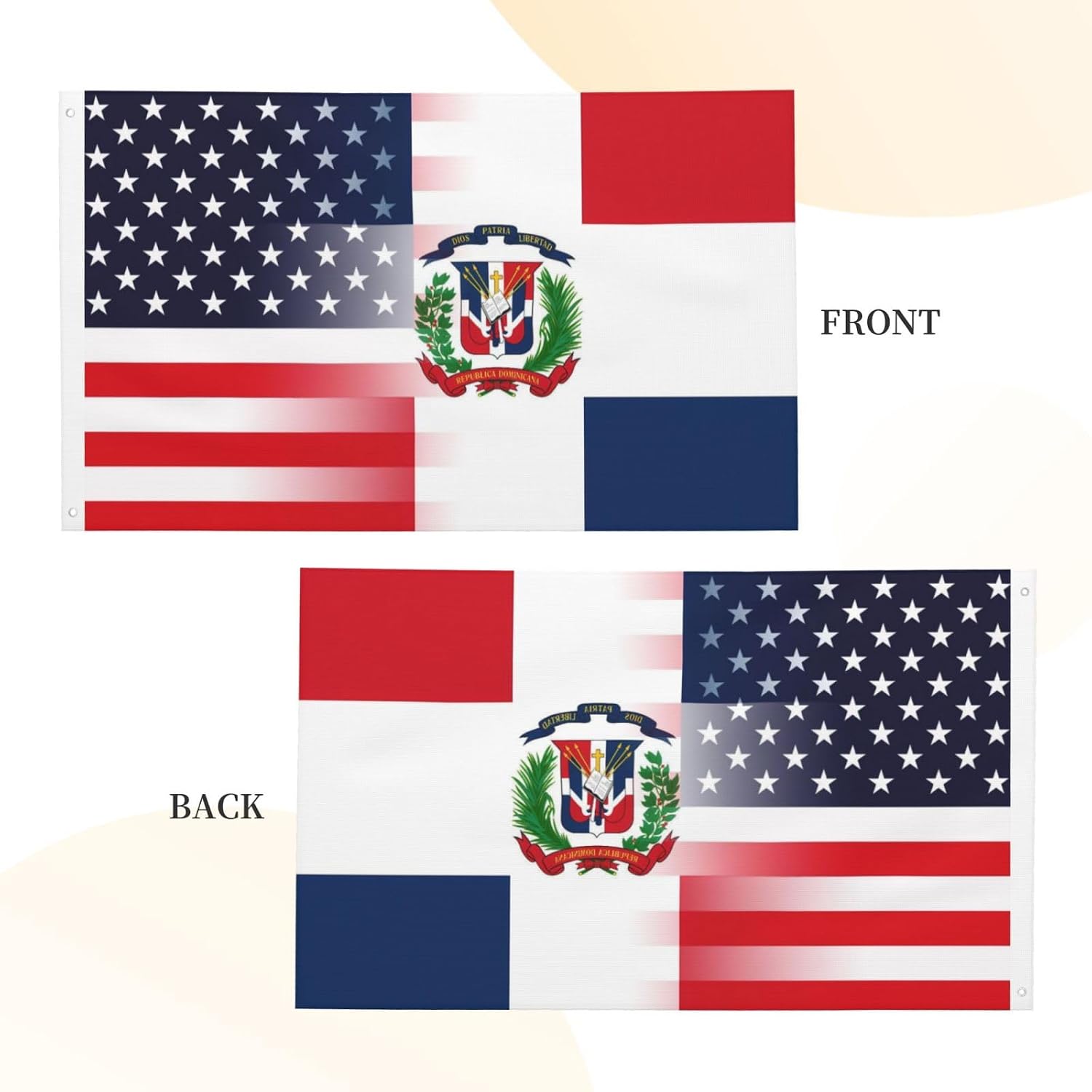 Nicaragua Nicaraguan And American Flag America USA 3x5 Ft Indoor Outdoor Decor Banner National Flags for Garden Yard Car Outside Decoration