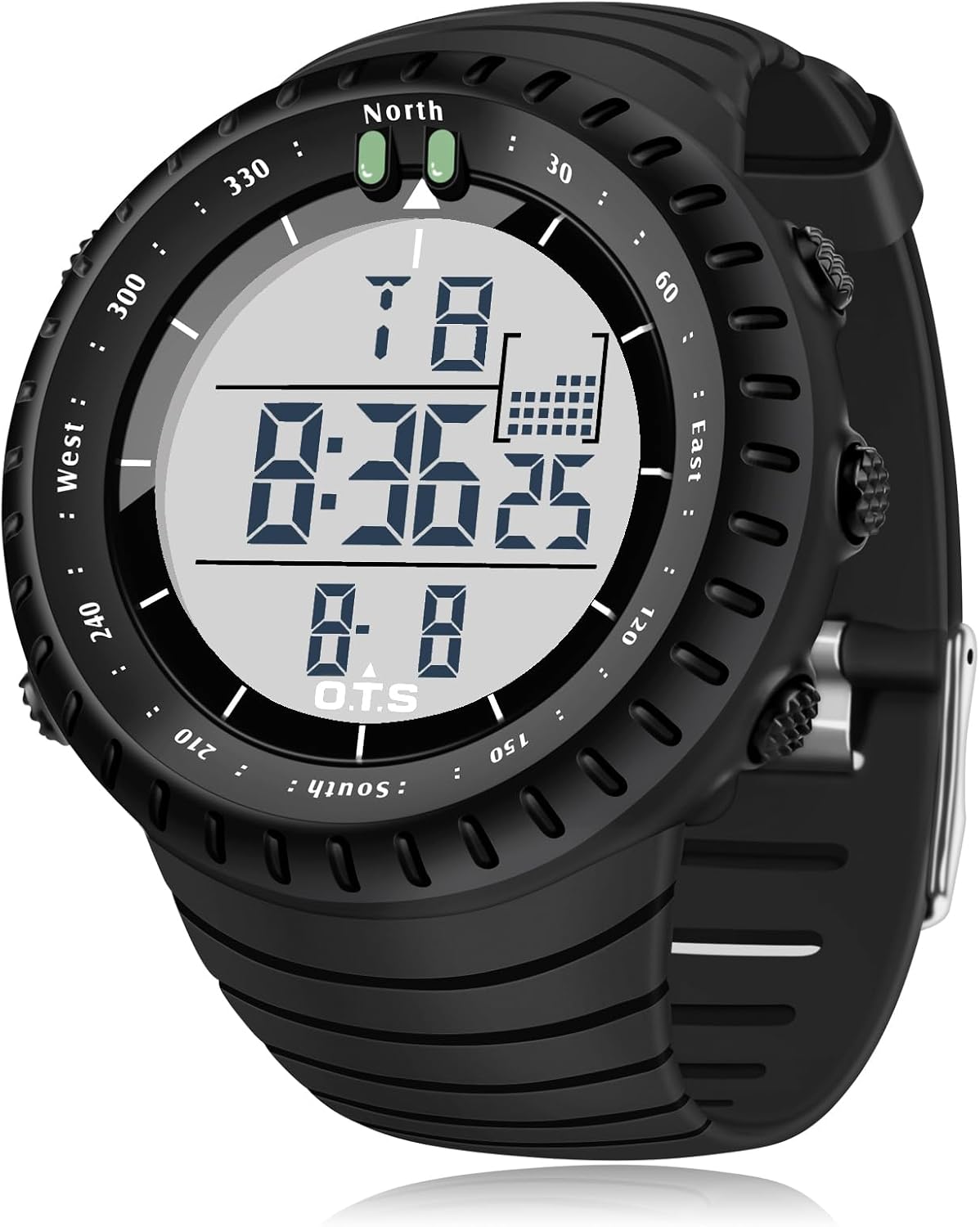 PALADA Men's Digital Sports Watch Waterproof Tactical Watch with LED Backlight Watches for Men