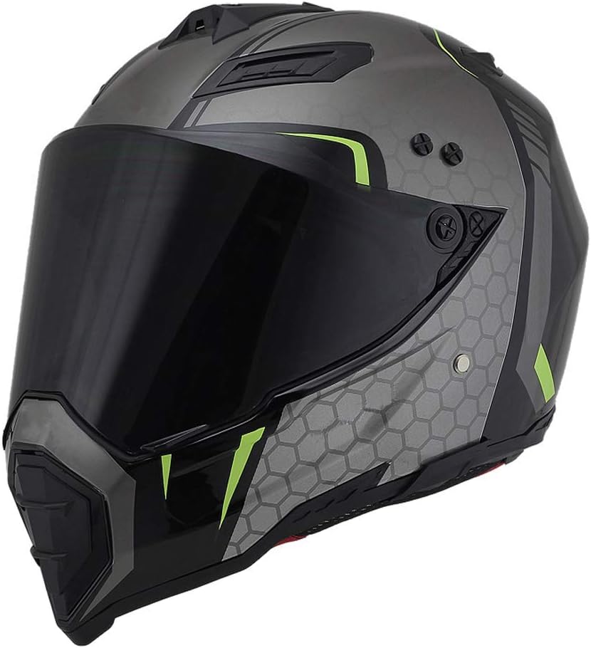 Motorcycle Helmet Dual Sport Helmet Off Road Dirt Bike ATV DOT Certified