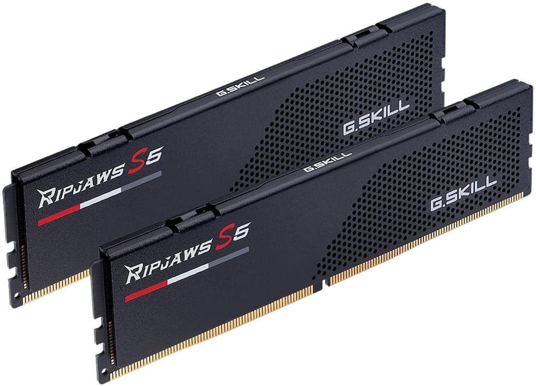 G.SKILL Ripjaws S5 Series DDR5 RAM (Intel XMP 3.0 & AMD EXPO) 32GB (2x16GB) 6000MT/s CL36-36-36-96 1.35V Desktop Computer Memory U-DIMM - Matte