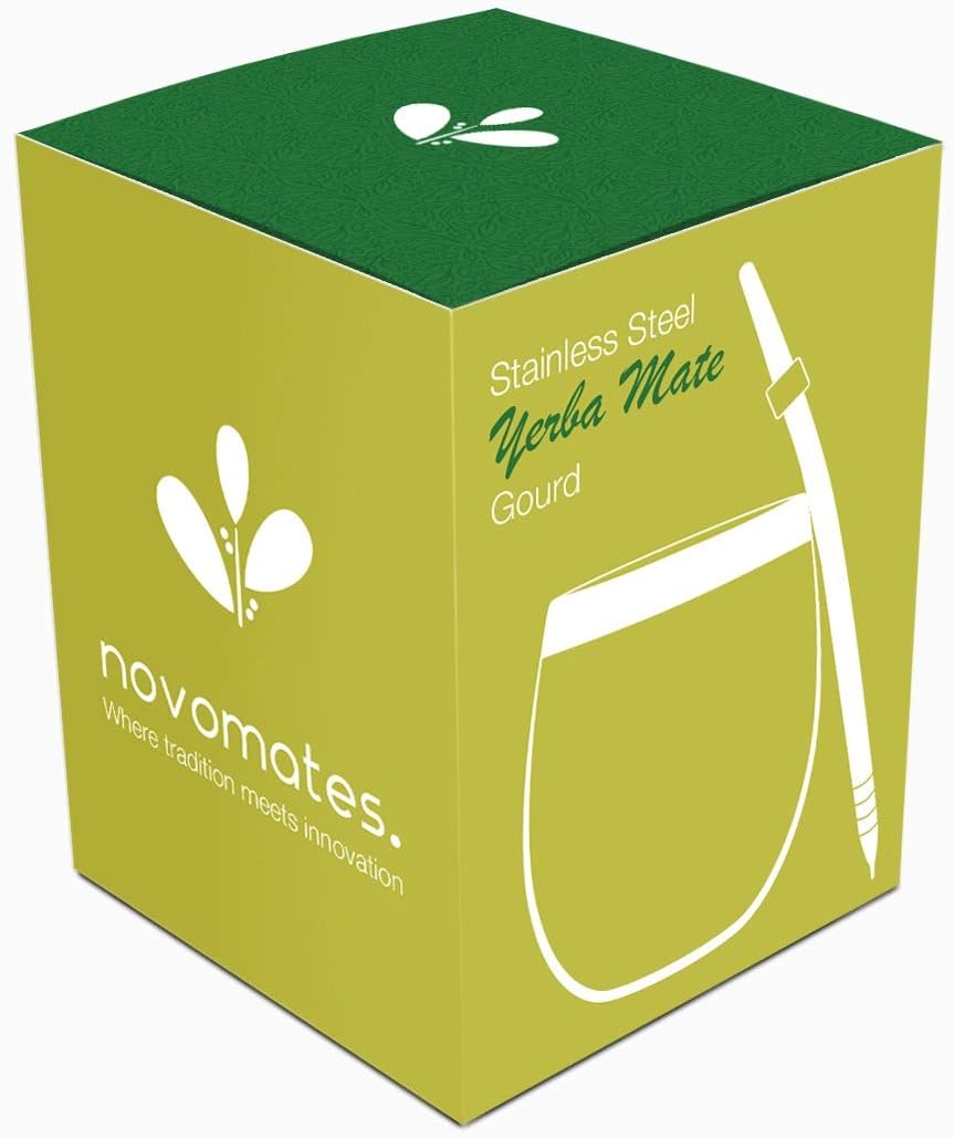 [NEW] Mate Cup and Bombilla Set - Mate Gourd - Includes Double Wall Stainless Steel Yerba Mate Tea Cup with Stanley Steel Mate Straw – Bombilla