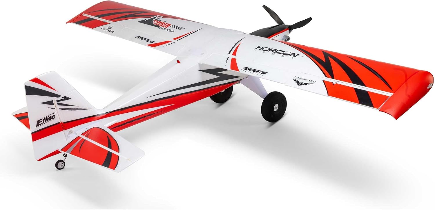 E-flite RC Airplane Turbo Timber Evolution 1.5m Smart BNF Basic Transmitter Battery and Charger Not Included Includes Floats EFL105250B