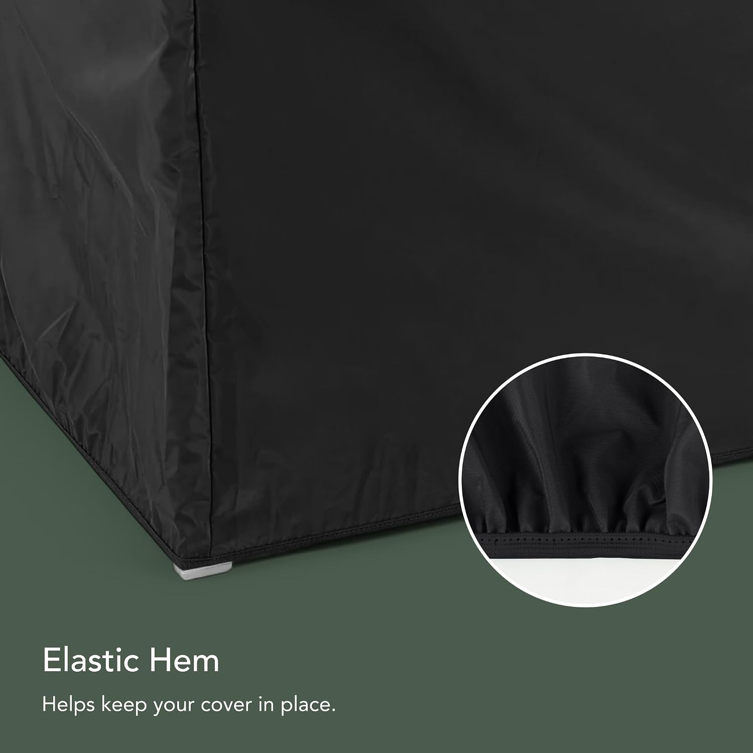 Covermates Classic Heavy-Duty Air Conditioner Cover - Durable All-Weather Protection for Outdoor Central AC Units - Water-Resistant 12-Gauge Vinyl Shell, 26W x 26D x 32H, Green