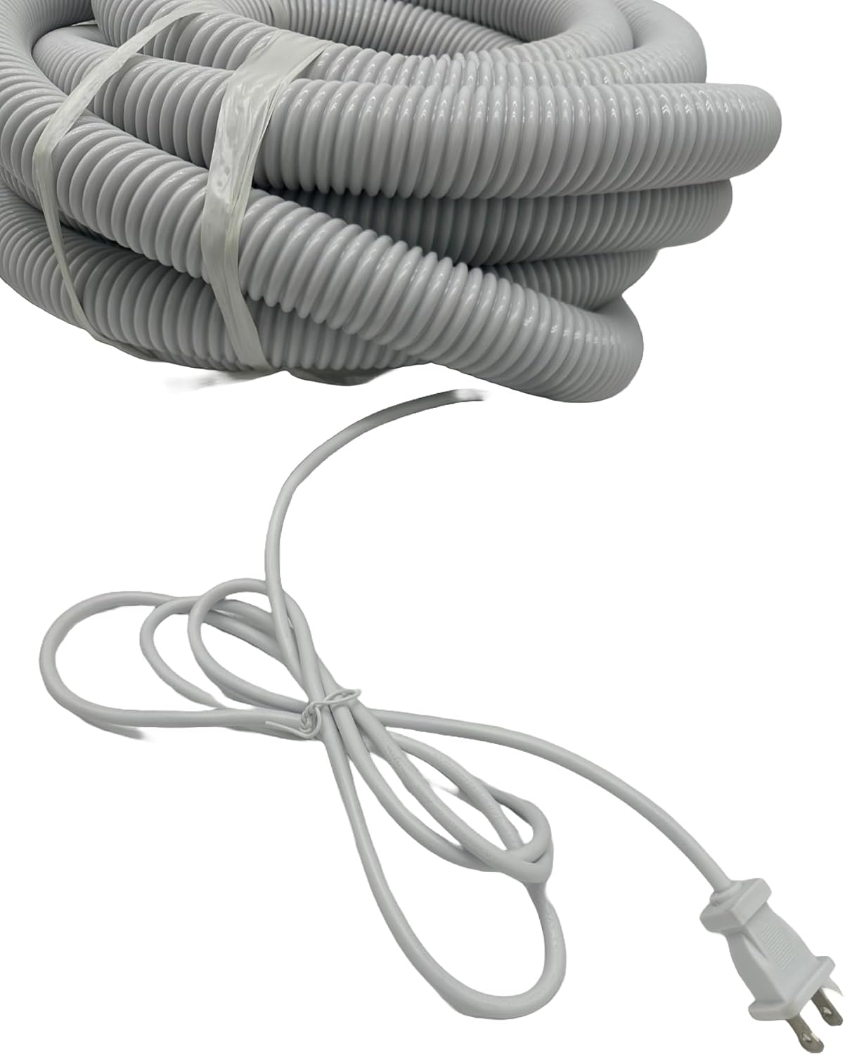 Universal Central Vacuum 30 ft High-Voltage Hose with Direct Connect Plug, ON-Off Switch Control at The Handle-Compatible with Most Inlets - Crushproof (30. Ft. Direct Connect)