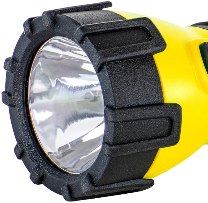 Dorcy 150 Lumen Floating Water Resistant LED Flashlight with Carabineer Clip, Yellow (41-2510)