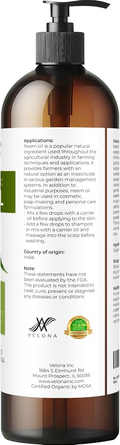 velona USDA Organic Pumpkin Seed Oil - 8 fl oz, Cold Pressed, with Pump