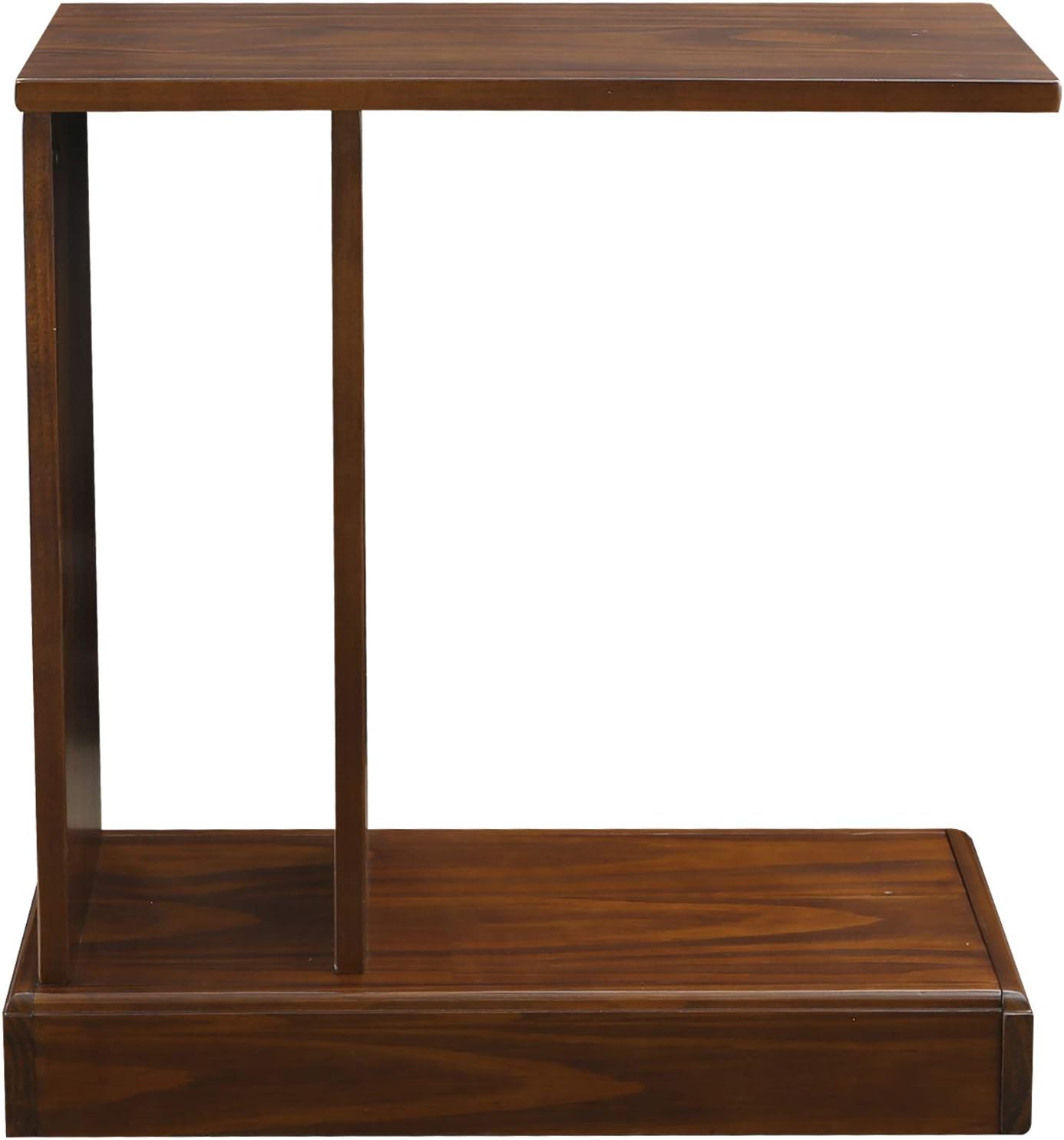 Casual Home Monroe C-Table Drawer, Concealment Furniture, Mocha, 22.75 in x 10 in x 24 in