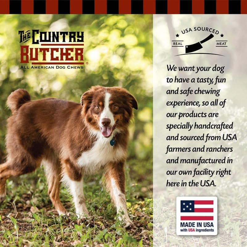 THE COUNTRY BUTCHER Giant Dog Bone, Long Lasting, Aggressive Chewers, USA