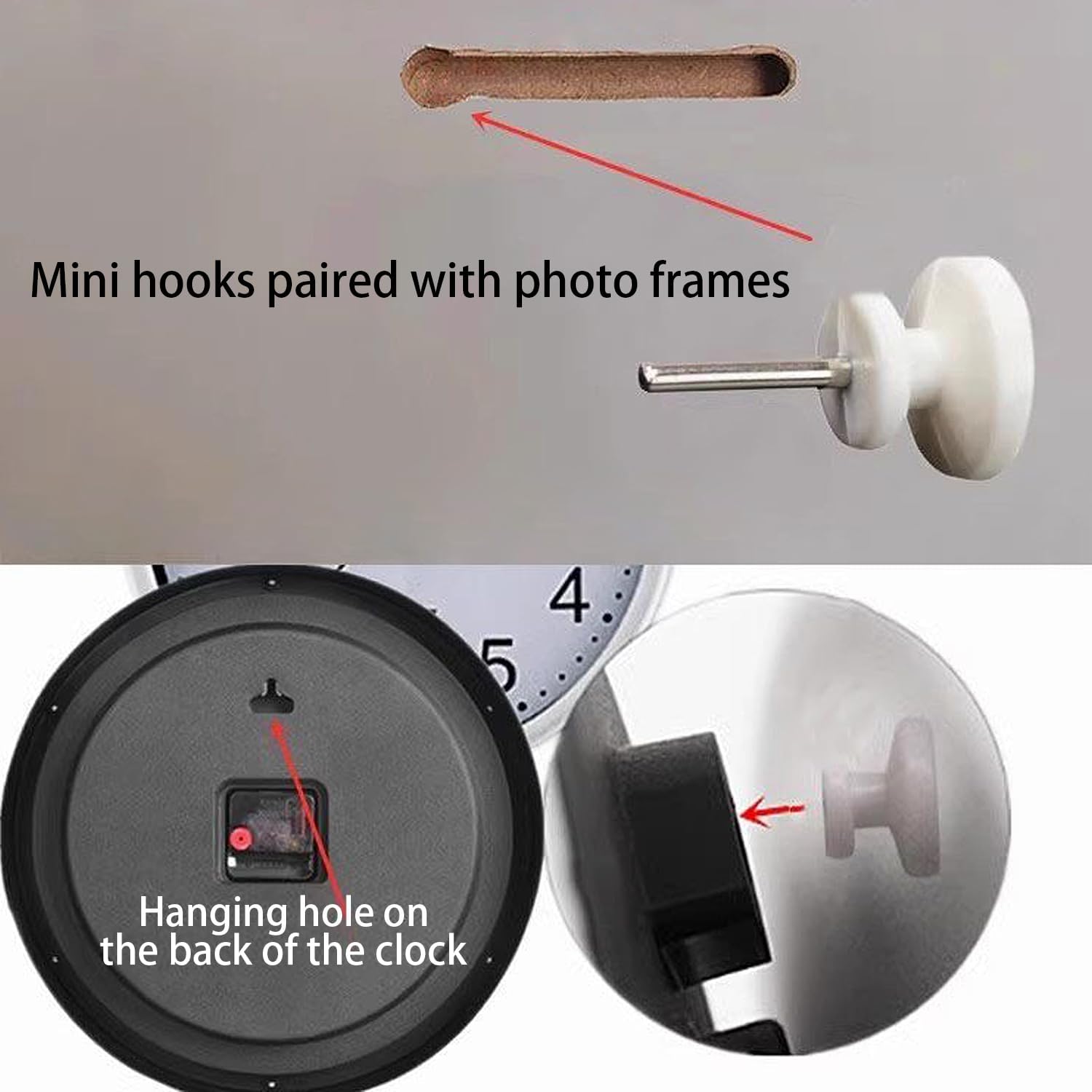 100 Pcs Push Pins Picture Hangers Wall Hooks, Thumb Tacks for Wall