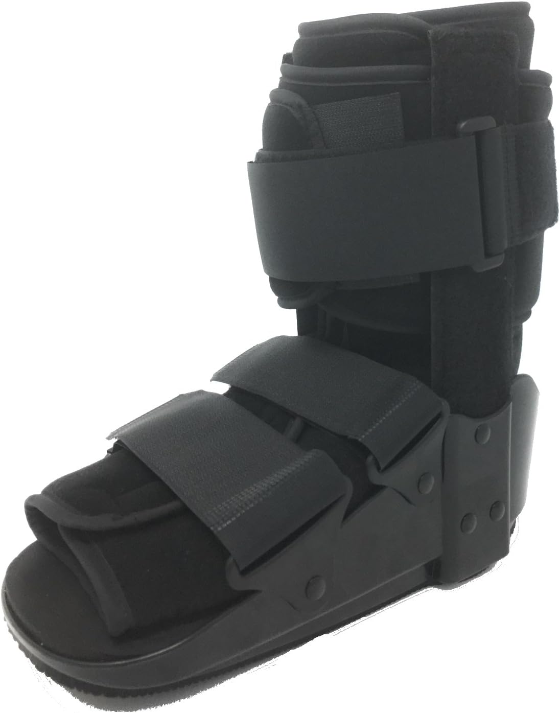 OTC Walker Boot Delux Short Low Top Leg Cast, Black, X-Small
