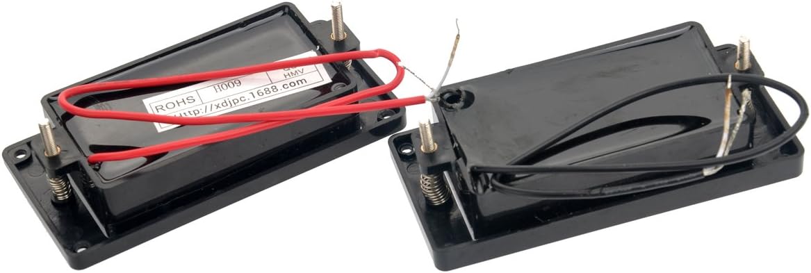 Foxnovo Professional Sealed Humbucker Pickups Set for Gibson Epiphone Les Paul Guitars (Black)