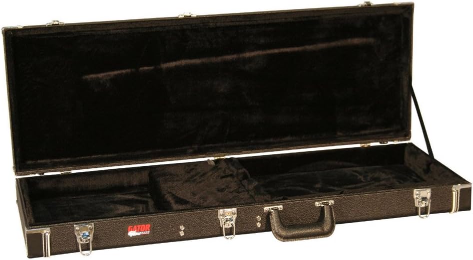 Gator Cases Deluxe Wood Case for SG Electric Guitars; Brown Exterior (GW-SG-BROWN)