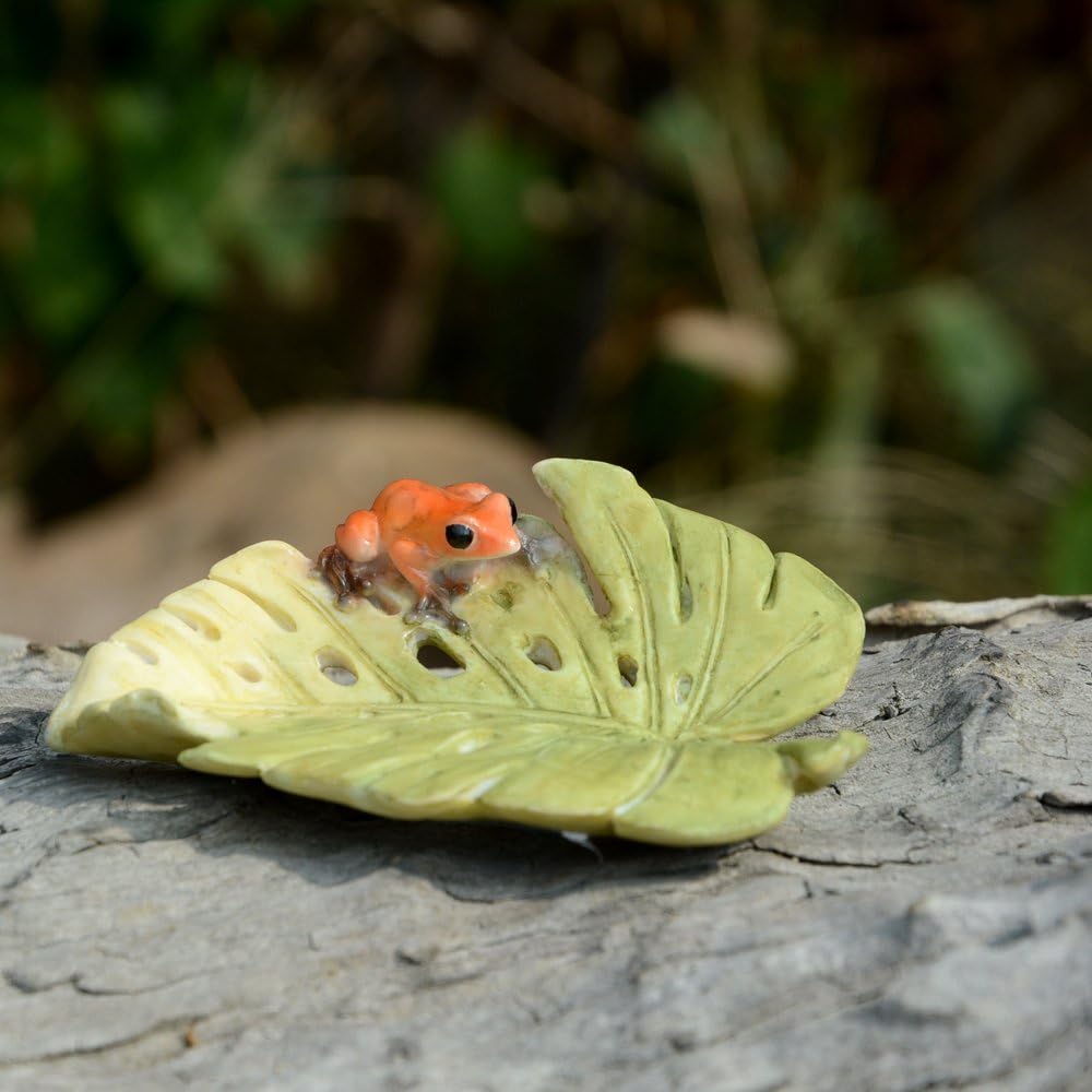 Top Collection Miniature Fairy Garden and Terrarium Statue, Mini Dragon, Green