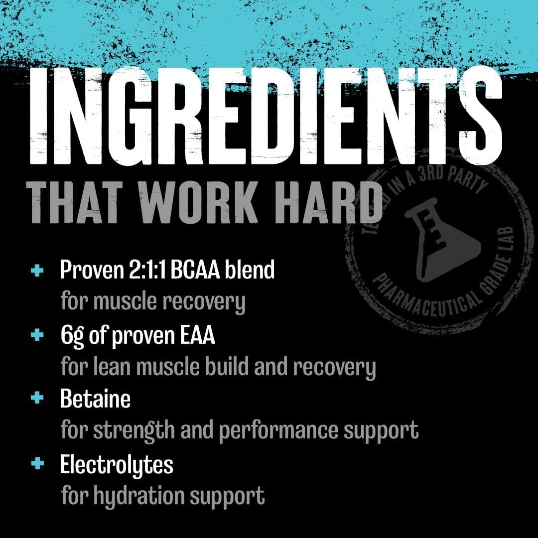 Animal Juiced Amino Acids - BCAA Powder EAA Matrix Plus Hydration with Electrolytes and Sea Salt Anytime Recovery and Improved Performance, Grape Flavor, 30 Servings
