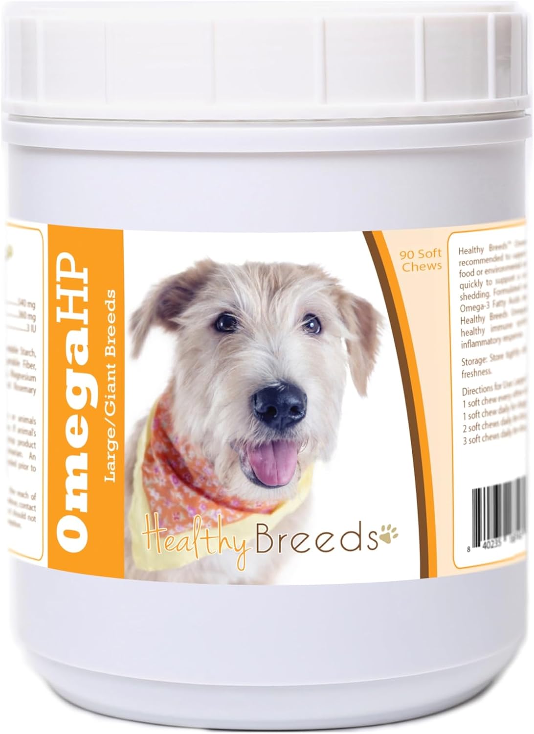 Healthy Breeds Siberian Husky Omega HP Fatty Acid Skin and Coat Support Soft Chews 60 Count