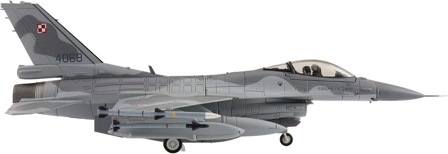 Hobby Master | 1:72 Scale Diecast Military Aircraft Replica | F-16C Polish Air Force 4068, 32. Baza Lotnictwa Taktycznego, Łask