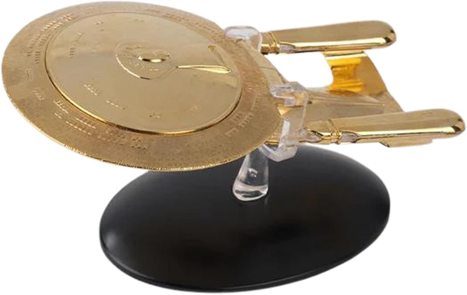 Eaglemoss Star Trek Starship Replica | 18K Gold USS Enterprise NCC-1701-D