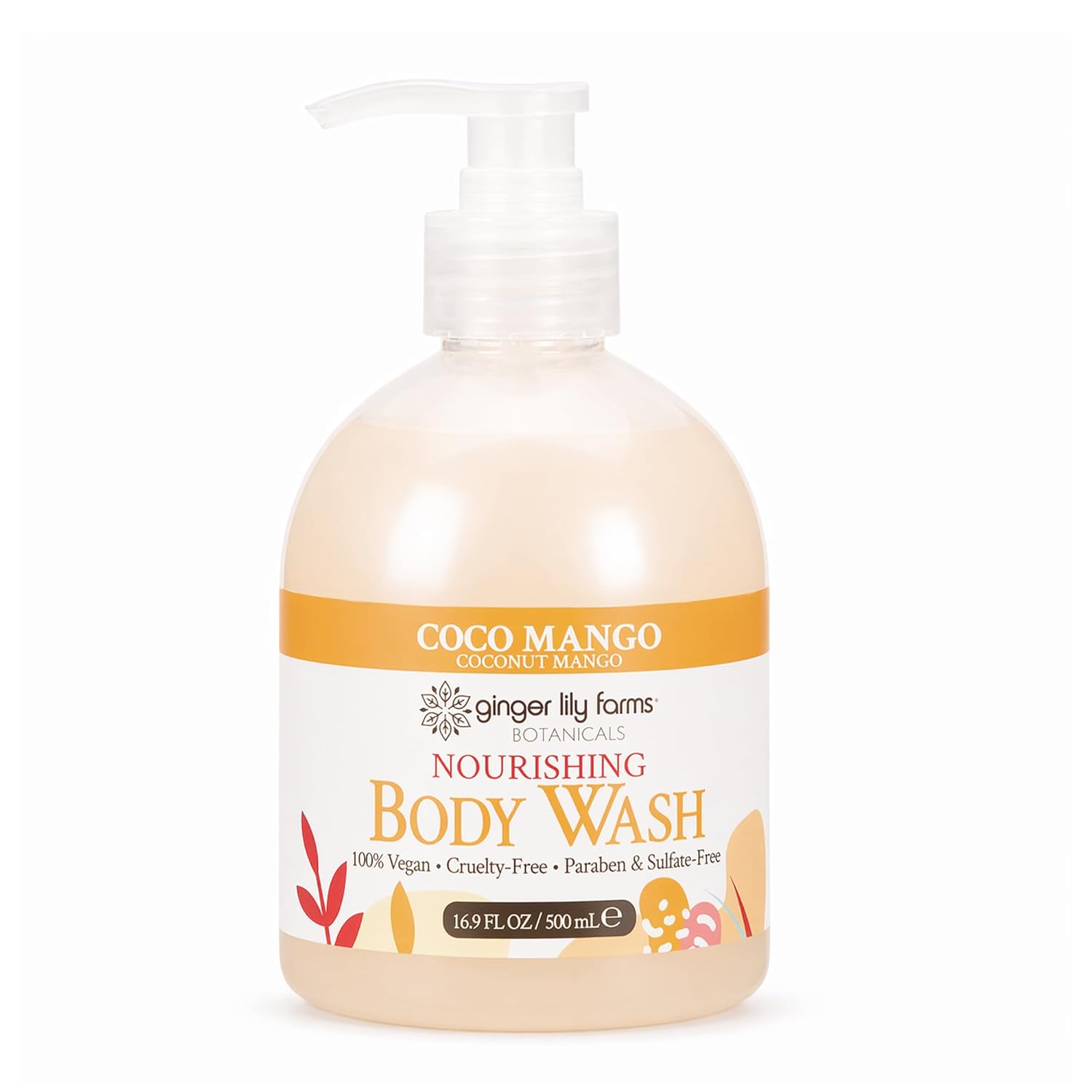 Ginger Lily Farms 1 gal Nourishing Body Wash, Citrus Blend Scent | for Hands, Body & Hair, Moisturizing Wash, Salon Wash, Spa Cleanser, Salon & Spa Essentials, Manicure & Pedicure Supplies