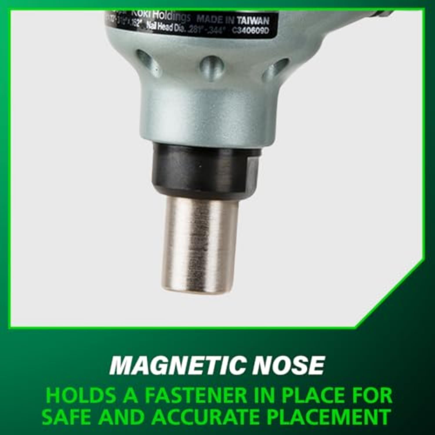 Metabo HPT Palm Nailer, Magnetic Nose 360° Swivel, Joist Hangers, NH90AB