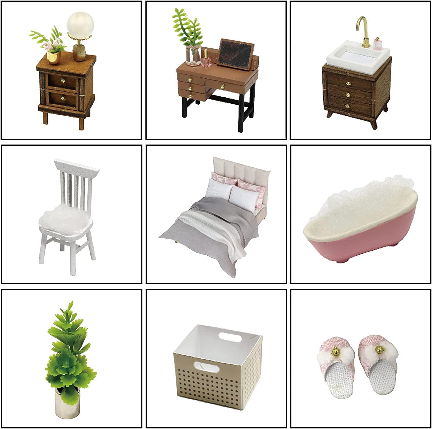 CUTEROOM DIY Doll Room Miniature Furniture Wooden House Kit-Study Room