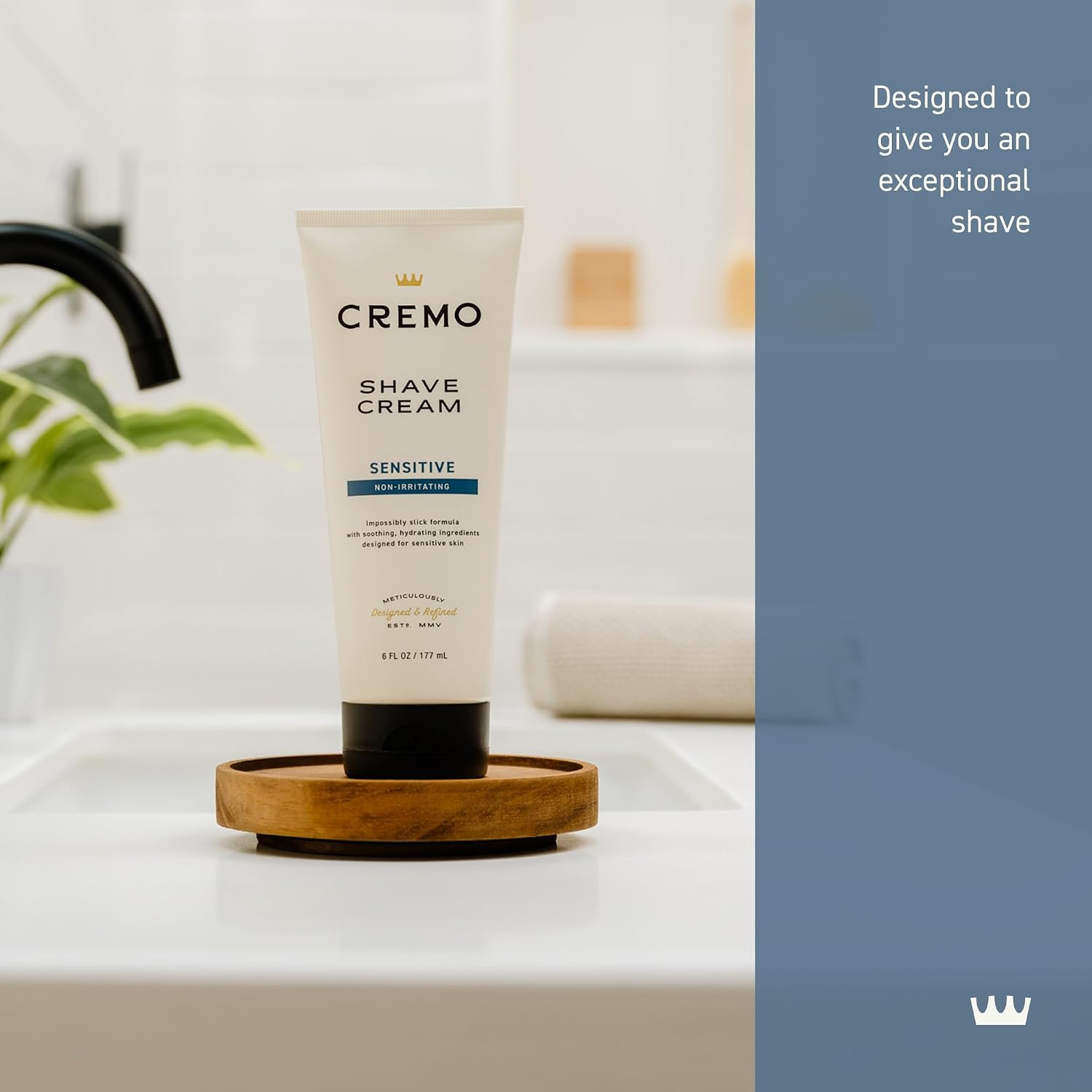 Cremo Original Shave Cream, Astonishingly Superior Ultra-Slick Shaving Cream for Men, Fights Nicks, Cuts and Razor Burn, 6 Fl Oz