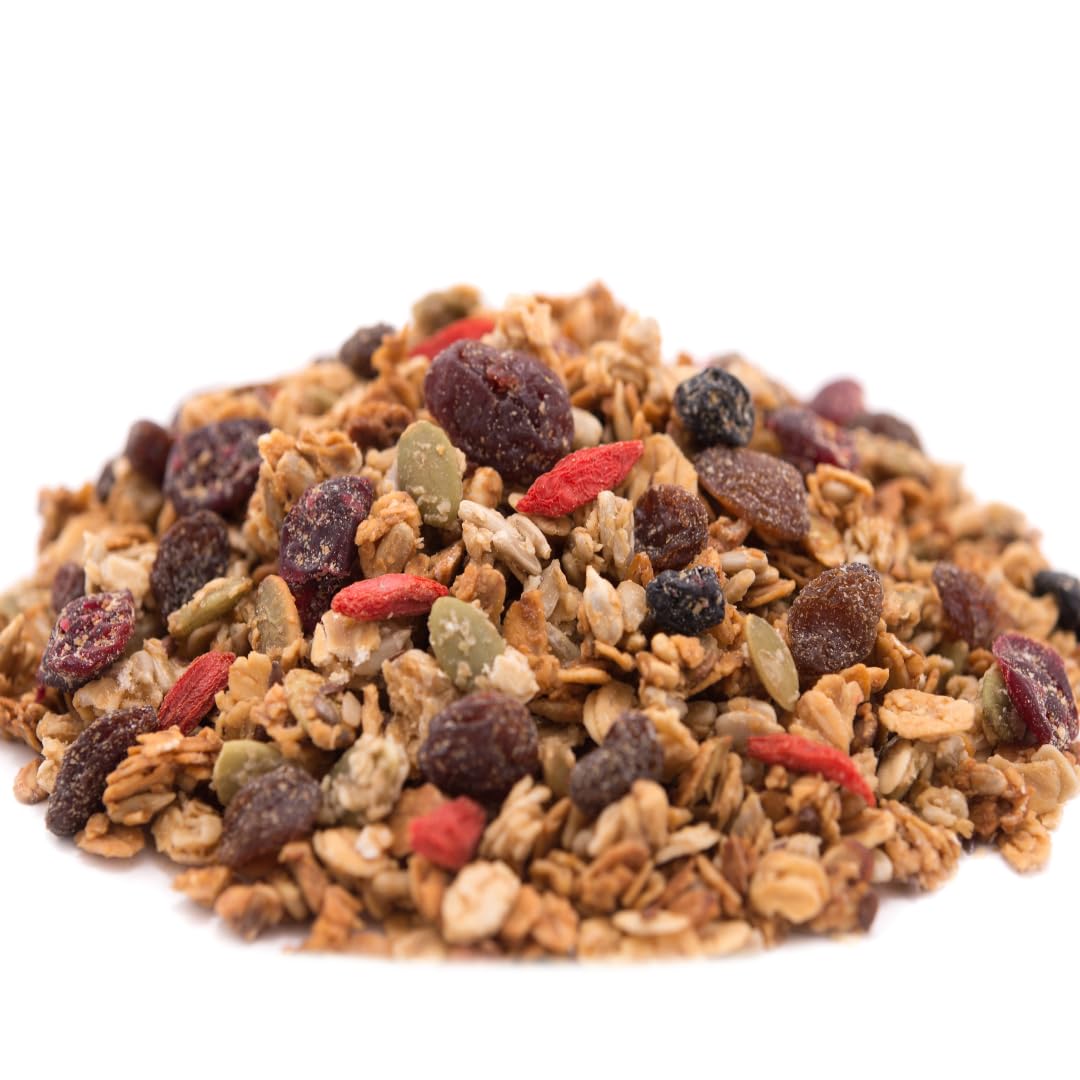 Gerbs Super 5 Seed Granola 2 lbs. | Small Batch, No Additives | Crunchy 5-Seed Blend: Pumpkin, Sunflower, Chia, Hemp & Flax | Top 14 Allergen-Free