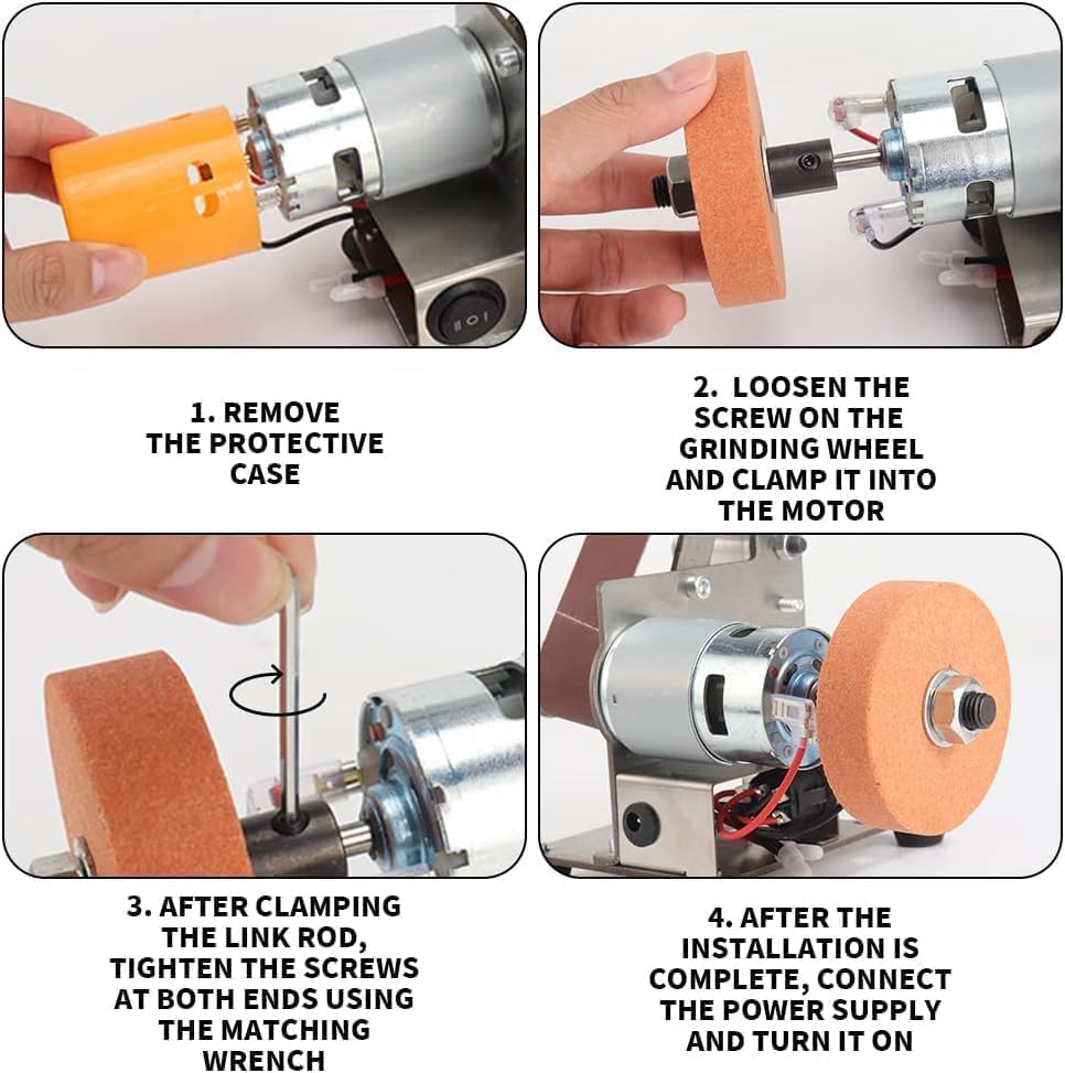 Electric Mini Belt Sander Polishing-Grinding Sharpener