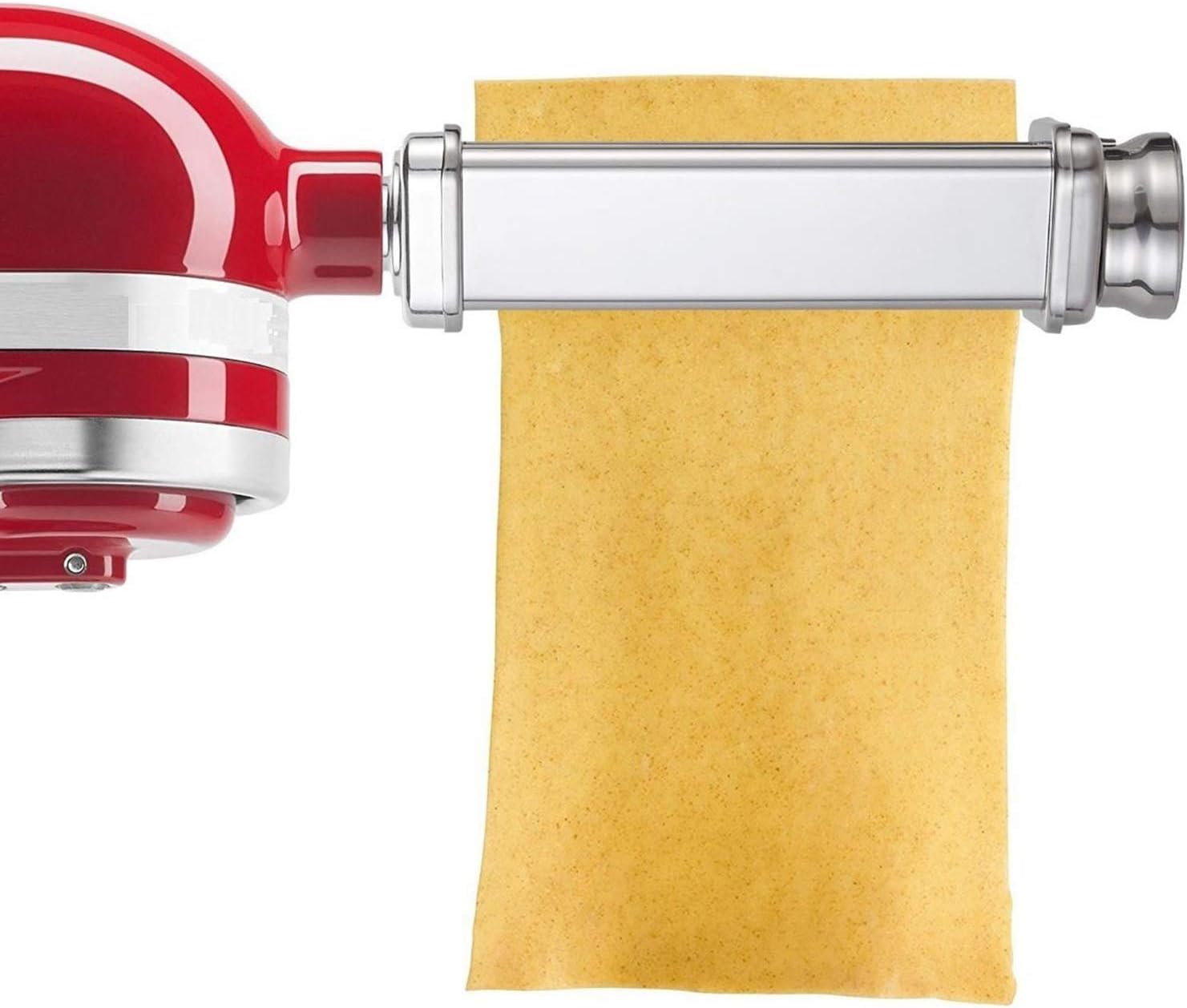GVODE Pasta Roller Attachment for KitchenAid Stand Mixer, 8 Settings | 304 Stainless Steel, 8 Adjustable Thickness Settings (0.4-2mm), Fits all KitchenAid Stand Mixer Models