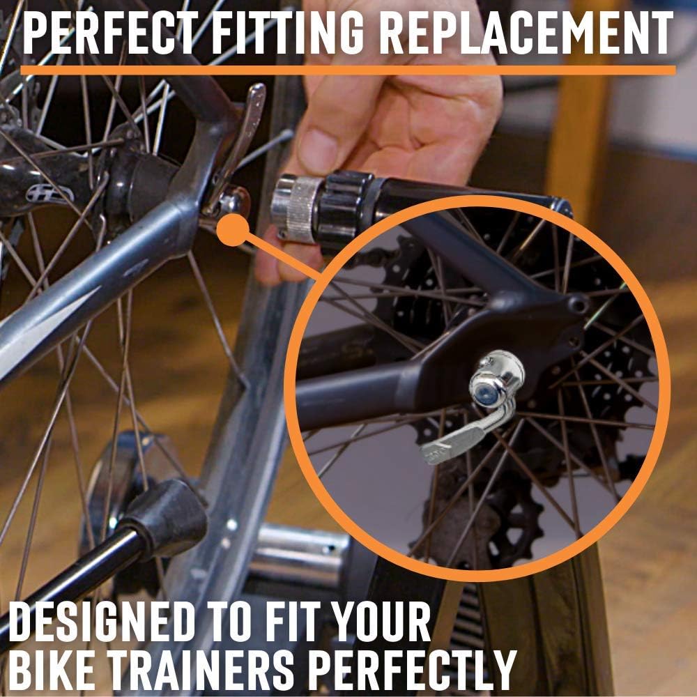 Alpcour Replacement Skewer – Quick Release Rear Wheel Axel Skewer for Road Mountain Bike Trainer – Indoor and Stationary Bicycle Training