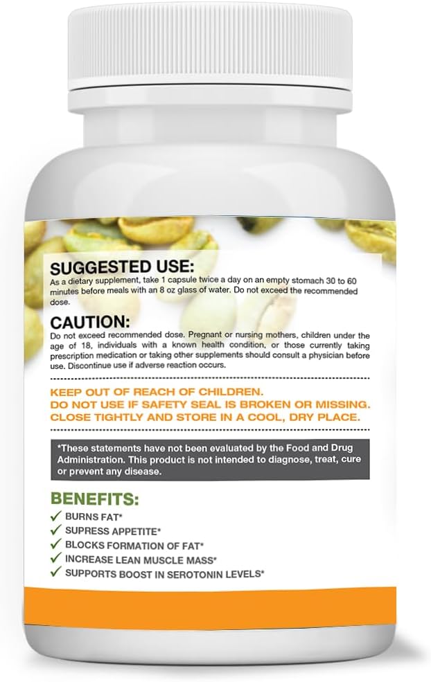 Maximum Slim Most Effective Formulation MaximumTrim Garcinia CAMBOGIA with Green Coffee Bean Extract All Natural Weight Loss