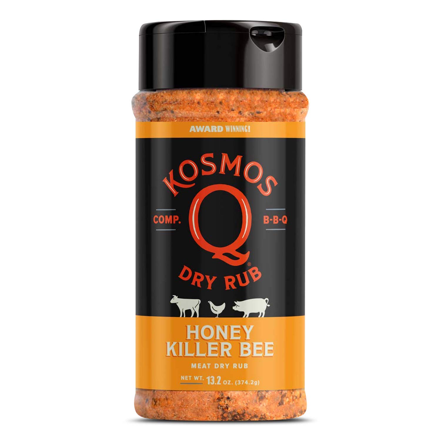 Kosmos Q BBQ Grill Spices & Seasonings Set, Father’s Day Gift for Him, 8 Flavor BBQ Rub Variety Pack with Cow Cover, Dirty Bird, SPG & More