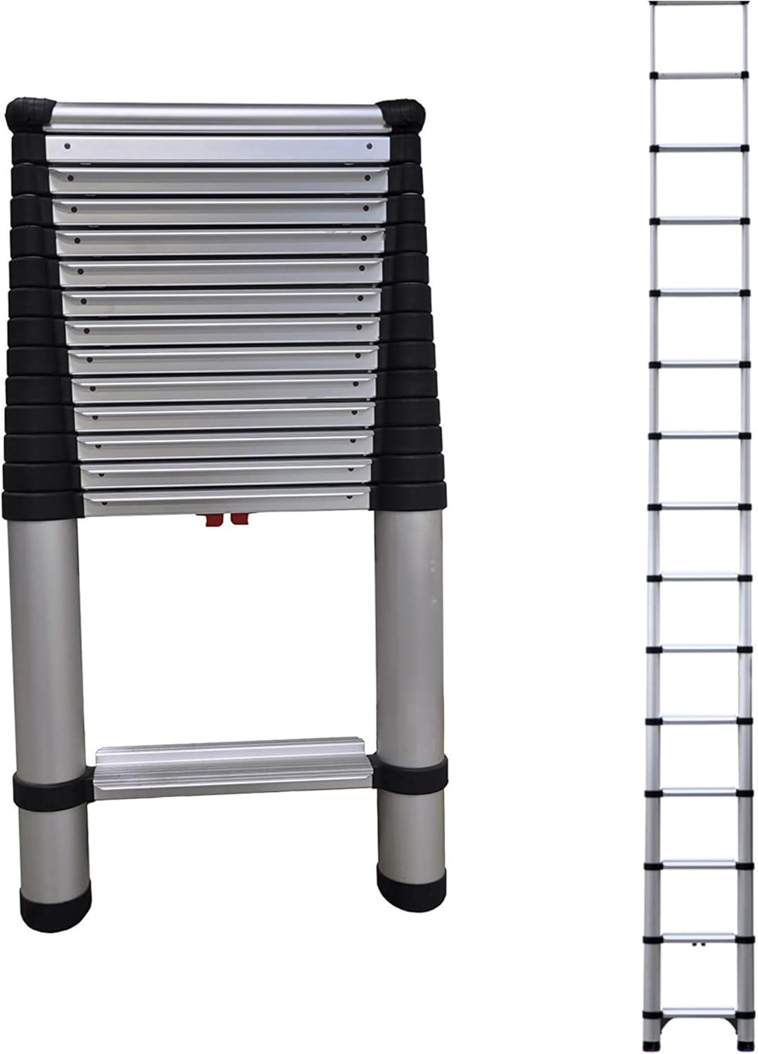 Telesteps 1800EP Pro Series Wide Step Telescoping Extension Ladder – 14.5 ft Height, 18 ft Reach | Type 1A 300 lb Rated