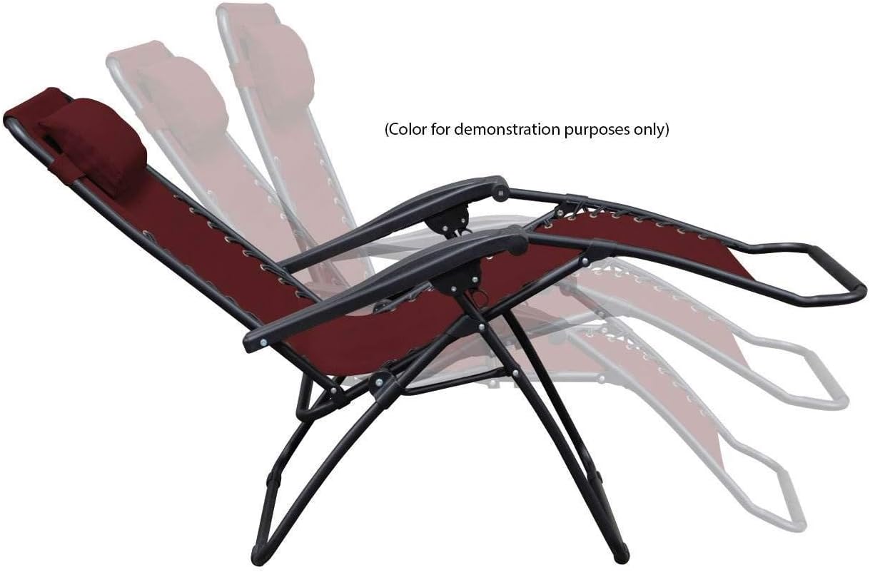 Caravan Canopy Infinity Zero Gravity Steel Frame Patio Deck Chair, Camouflage