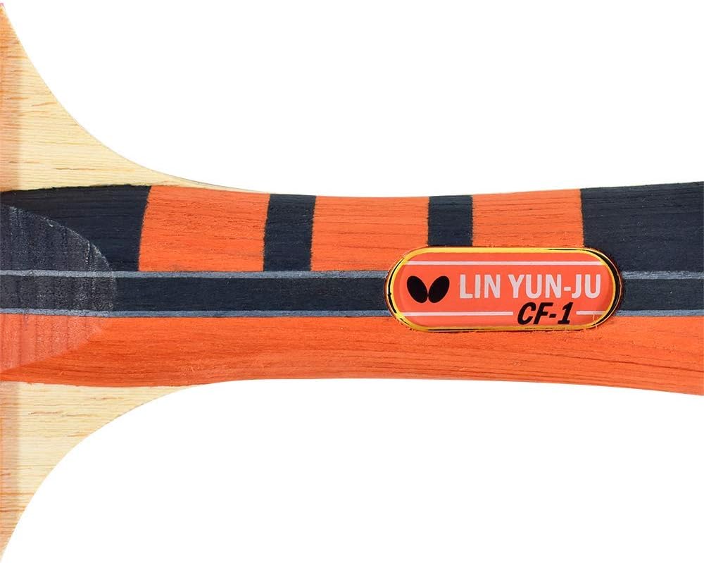 Butterfly Lin Yun-Ju Shakehand Ping Pong Paddle - Lightweight & Offers A High Degree of Control for Developing Table Tennis Players - Recommended
