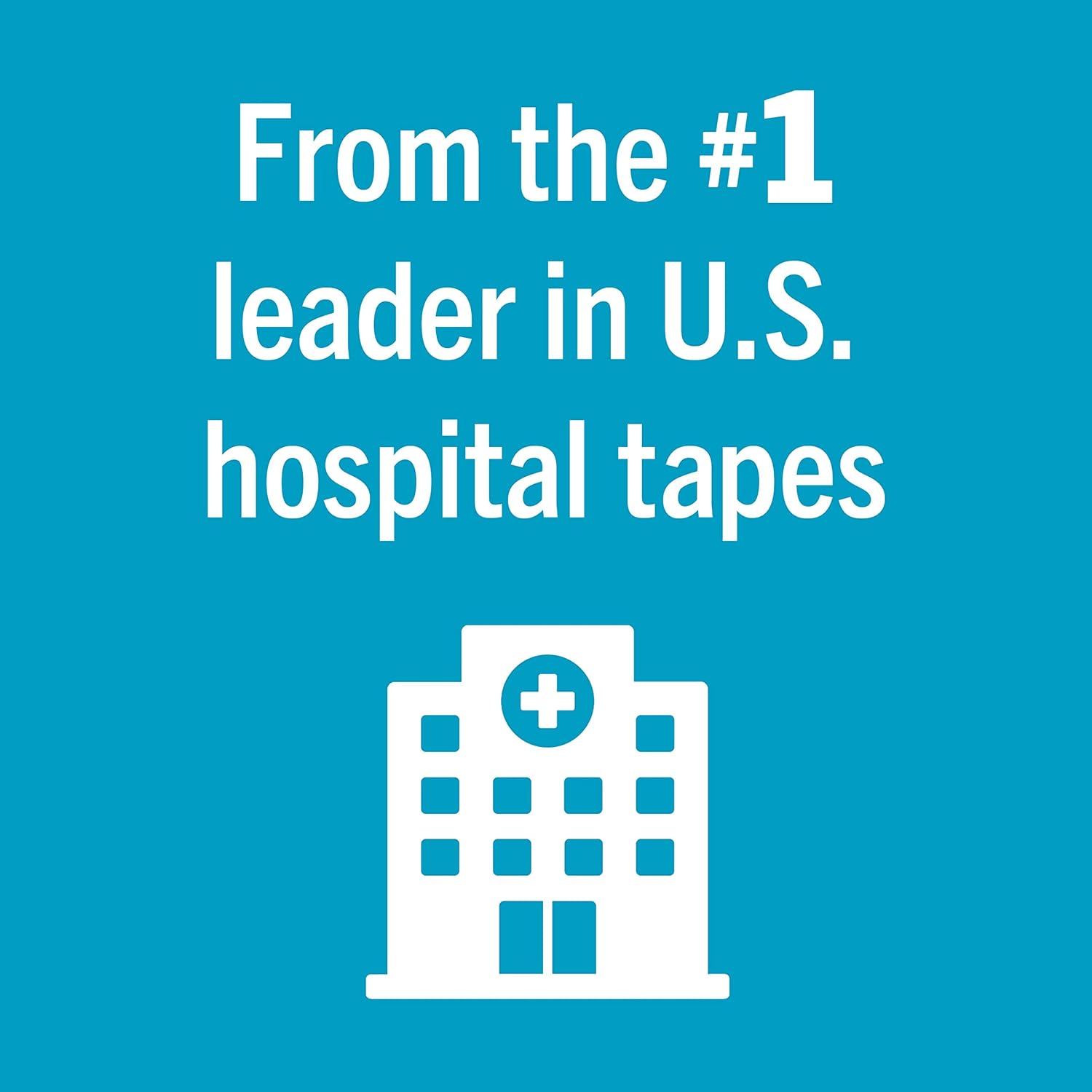 Nexcare Absolute Waterproof First Aid Tape, from The #1 Leader in U.S. Hospital Tapes, Stays on During Sports, Seals Out Water, Dirt and Germs, 1-Inch x 5-Yard Roll