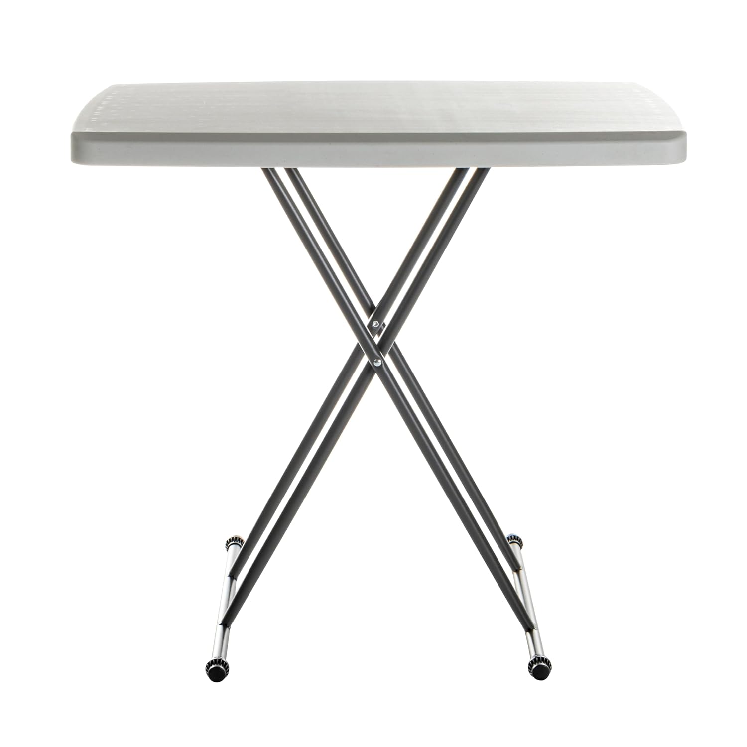 Iceberg IndestrucTable Classic Personal Folding Table, Platinum, 30' x 20"