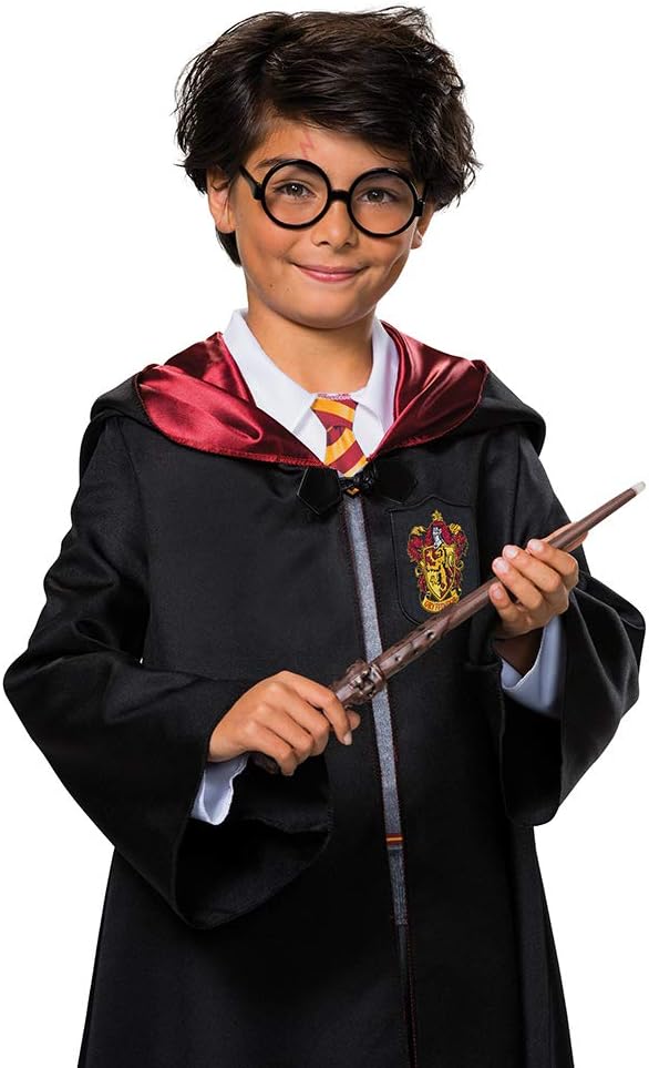 Disguise Harry Potter Accessories Set, Costume Wand and Glasses Kit