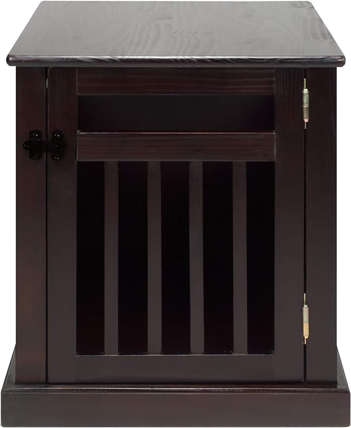 Casual Home Wooden Small Pet Crate, End Table, Espresso,19.5"W x 22.5"D x 22.5"H