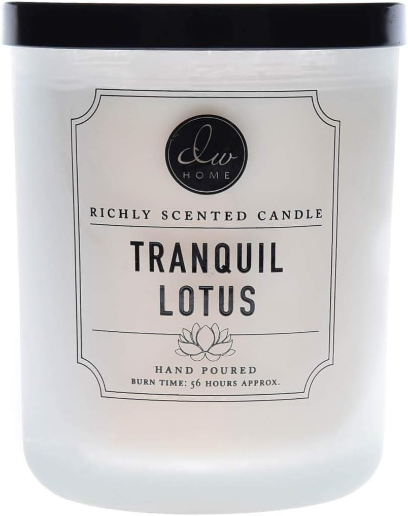 DW Home Relaxing Lavender Scented Candle for Home, 9 oz, 8.8 oz Candle Jar, Up to 33H Burn Time, Luxury Scented Candle for Relaxation, Gifting, Home Décor