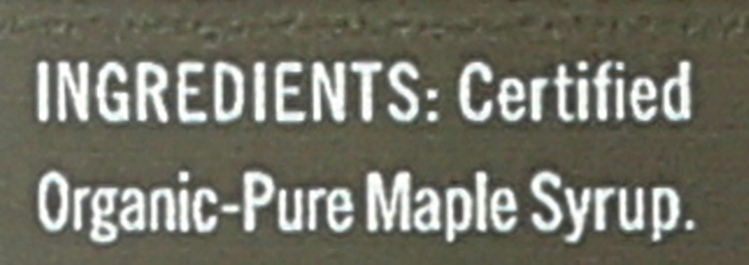 Crown Maple Organic 100% Pure Amber Color Rich Taste Maple Syrup, Flavor Marinades, Cocktails, Pancakes, Squash & Bacon, 12.7 Fl Oz