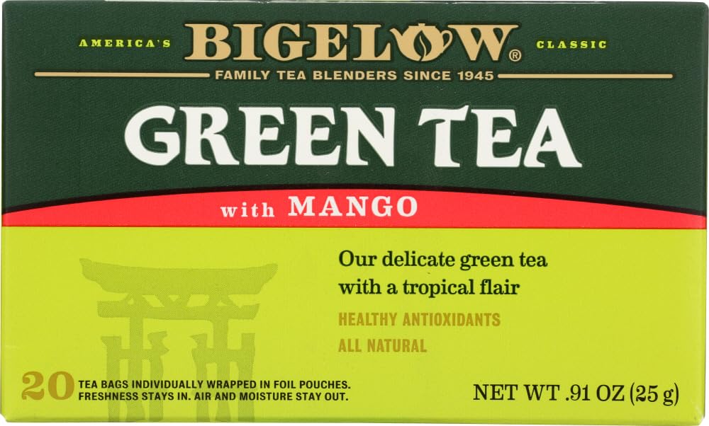 Bigelow Tea Classic Green Tea Bags, 40 Count (Pack of 6)